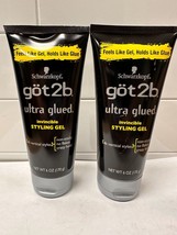 2-GOT2B Ultra Glued Invincible Styling Gel 6 Oz Each - £11.07 GBP