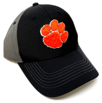 Clemson University Tigers Paw Logo Hat Cap Curved Bill Adjustable Retro Ncaa Nwt - £15.72 GBP
