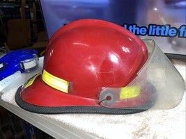 Vintage 660 Metro Red Fire Rescue Helmet by Cairns - $75.00