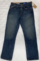 Ariat M2 Brandon Stackable Boot Cut Jeans Relaxed Blue Denim Mens 29 X 34 - $59.40