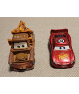 Disney Pixar Cars Lightning McQueen Tow Mater 1:55 Diecast - $14.84