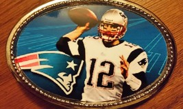 Tom Brady - Patriots - Epoxy Photo Belt Buckle  - New - £13.19 GBP