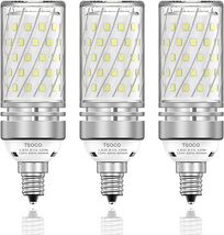 TSOCO E12 LED Bulbs,12W LED Chandelier Light Bulbs,100 Watt Equivalent,6000K Day - £13.95 GBP