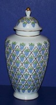 Stunning Rare Limoges France Peint Main St Pierre Hand Painted Jar Grapes Gold - £62.00 GBP