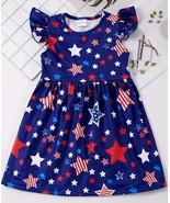 NEW Boutique 4th of July Stars Girls Sleeveless Dress - $4.79+