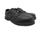 Dakota Men&#39;s Lace-Up Steel Toe Sport Oxford Shoes 3023 Black Leather Siz... - $47.49