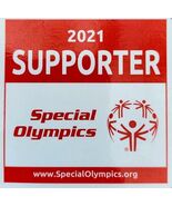 Special Olympics Supporter Refrigerator Magnet 2021 Athletics Red White E55 - $185.72 MXN