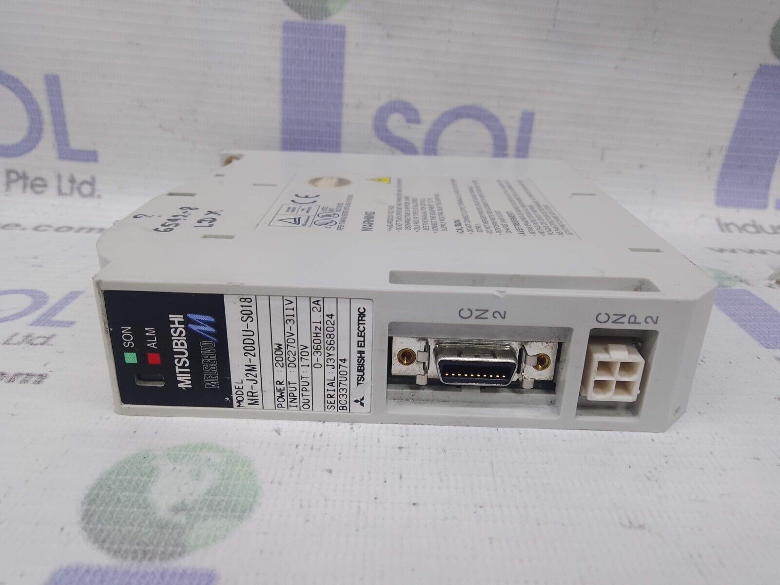 Mitsubishi Melservo MR-J2M-20DU-S018 Servo Amplifier Mitsubishi Electric... - $210.94