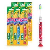 GUM - 10070942124895 Crayola Kids&#39; Timer Light Toothbrush, Ultra Soft, A... - £24.65 GBP