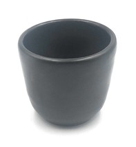 Mug Coffee Cup 10 Onz PACK 6 PCS  Black Clay Unglazed Original 100% Hand... - $84.90