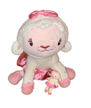 Disney Jr. Doc McStuffins Lambie 7” Plush W/ Bonus 2” Miniature Plastic Lambie - £7.22 GBP