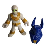 Fisher Price Imaginext Egyptian MUMMY Guard blind bag Figure &amp; Cowl Acce... - $14.94