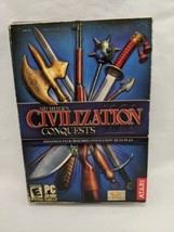 Sid Meiers Civilization III Conquests PC Video Game With Box And Manual - £17.80 GBP