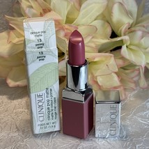 Clinique Pop Matte Lip Colour + Primer - 13 PEONY POP - Full Size NIB Fr... - $16.78