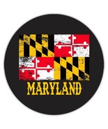 Maryland : Gift Coaster Flag Distressed Souvenir State USA Christmas Cow... - $4.99