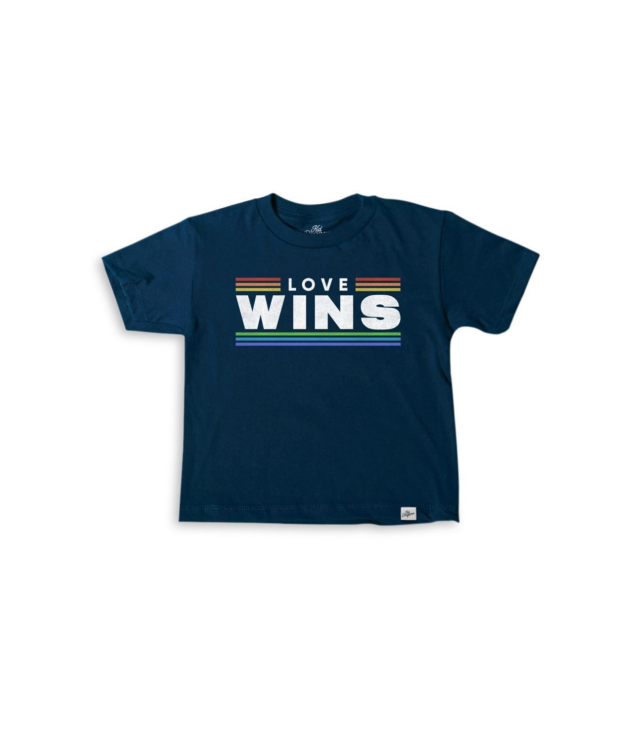 Primary image for Kid Dangerous Little & Big Kid Boys Love Wins Graphic Tee,Navy,3