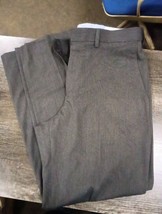 Haggar Men&#39;s Suit Pants, Size 34x30, Grey, 041boxEae - £15.52 GBP