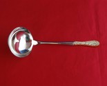 Rose by Stieff Sterling Silver Soup Ladle HHWS  Custom Made 10 1/2&quot; - £56.61 GBP