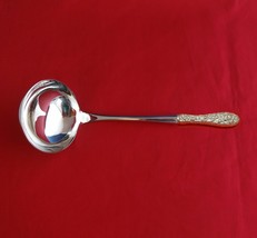 Rose by Stieff Sterling Silver Soup Ladle HHWS  Custom Made 10 1/2&quot; - £55.61 GBP