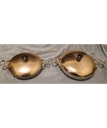 Vintage Wear Ever Hallite Aluminum Covered Casserole Pans W/ Copper Lid ... - $1.28 CAD