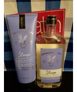 Bath &amp; Body Works Aromatherapy Sleep - Lavender + Vanilla Body Wash &amp; Bo... - £15.92 GBP