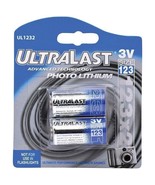 Ultralast UL1232 UL1232 CR123-A 3-Volt Photo Lithium Batteries, 2 pk - $649.82 MXN