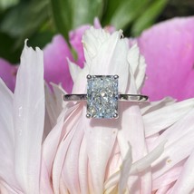 IGI Radiant Brilliant 2.03 TCW Lab Grown Diamond Solitaire Ring 14k Gold - $1,204.95