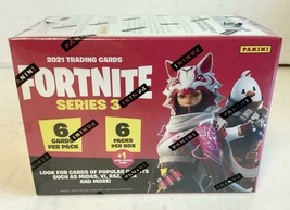 NEW 2021 Panini Fortnite Game Series 3 Trading Card BLASTER Box 6-Pack S... - $39.55