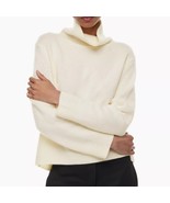 WILFRED Aritzia Luxe Cashmere Jara Sweater Cream Size XS - £52.49 GBP