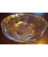 Savoir Faire Japan polychrome  glass centerpiece, grapes, leaves RARE [a4] - €54,03 EUR