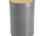 mDesign Plastic Round Trash Can Small Wastebasket - Garbage Bin Containe... - £34.61 GBP