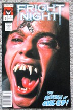 FRIGHT NIGHT #9 (July 1989) NOW Comics - Newsstand Variant - Photo Cover FN - $13.49