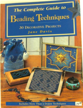 Beading Techniques Complete Guide Book 30 Projects 2001 Jewelry Making - £12.99 GBP