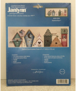 Rainbird Row Birdhouses Cross Stitch Alma Lynne JanLynn Kit Bird House New - $279.70 MXN