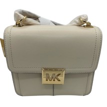 Michael Kors Sonia Small Leather Shoulder Bag Cream New with tags - $74.25