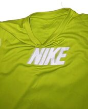 Nike Kids Dri-FIT Sleeveless Shirt Youth Large Neon Green Tank NWT image 2