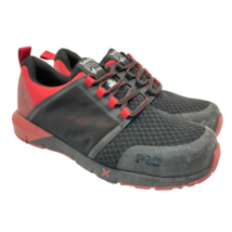 Timberland PRO Men&#39;s Radius Comp. Toe Work Shoes A29C6 Black/Red Size 11W - £45.32 GBP