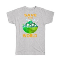 Eco World Save The Planet Green Thinking : Gift T-Shirt Clean Energy Windmills S - £14.08 GBP
