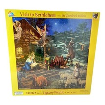 Sunsout JigSaw Puzzle Visit To Bethlehem 1000 pieces Bible 26 inch New Xmas - $31.23