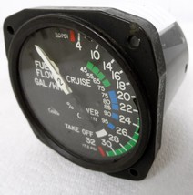 CESSNA UNITED INSTRUMENTS CM3302-1N FUEL FLOW INDICATOR, TAGGED &quot;CORE&quot; - £92.75 GBP