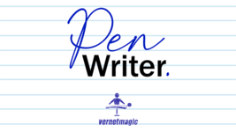 PEN WRITER Black (Gimmicks and Online Instructions) by Vernet Magic - Trick - $22.72