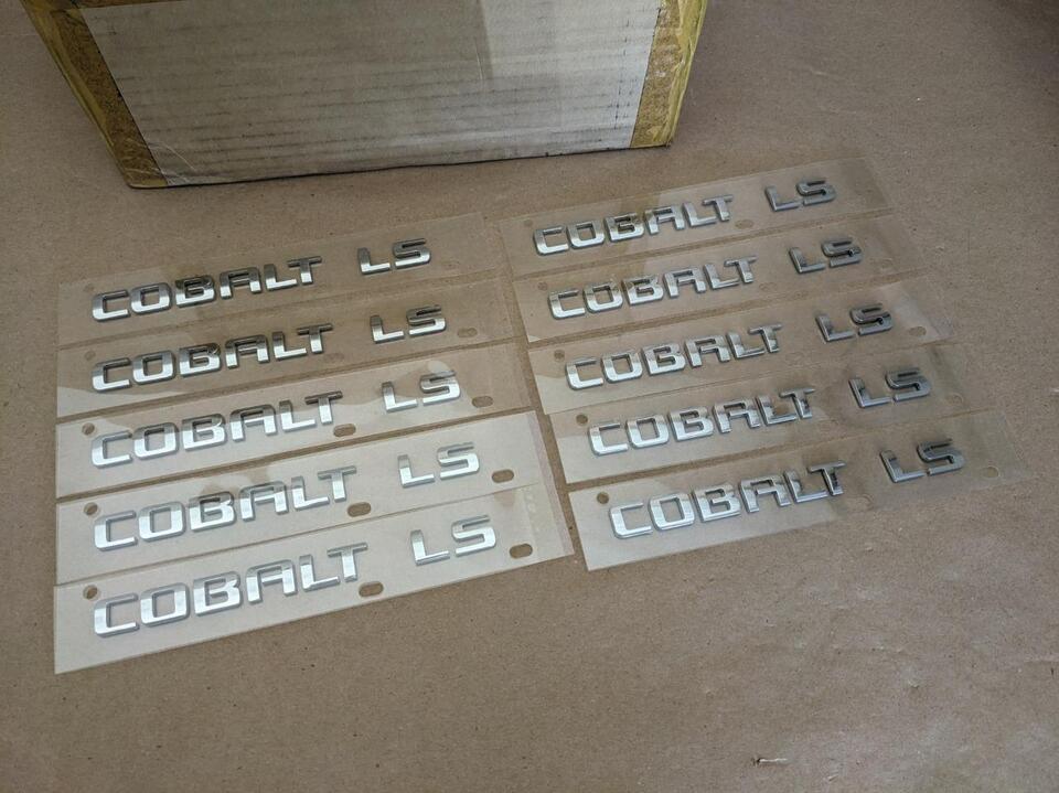 10 Lot Chevy Cobalt LS Rear Chrome Trunk Lid Emblem Sign Badge Logo GM 1... - $49.49