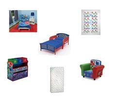 Toddler Complete Bedding Bedroom Collection Set,PJ Masks Room in Box - £339.98 GBP
