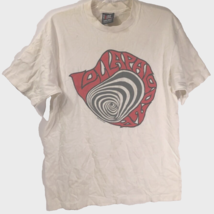 Lollapalooza Red Hot Peppers Pearl Jam Vintage Giant 1992 White T-Shirt L - $292.05