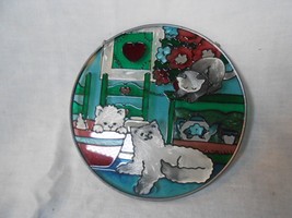 Joan Baker Designs Hand Painted SunCatcher Playful Kittens - $15.80