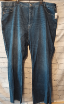 Old Navy Kicker Women Plus 28 Button Fly Jean Blue Boot Cut Extra High R... - $129.54 MXN