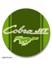 Ford Mustang Cobra Jet Car Vehicle Logo Poster Metal Round Sign 8x8in Vi... - €21,47 EUR