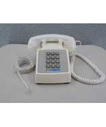Vintage Bell Systems 2500D Touch-Tone Desk Telephone 4-69 White Western ... - £39.32 GBP