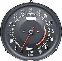 1972-1974 Corvette Tachometer Assembly With 5600 Rpm Red Line - £185.13 GBP