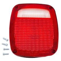 FITS JEEP WRANGLER 1987-2006 LEFT DRIVER TAIL LIGHT LENS REAR LAMP TAILL... - $277.82 MXN